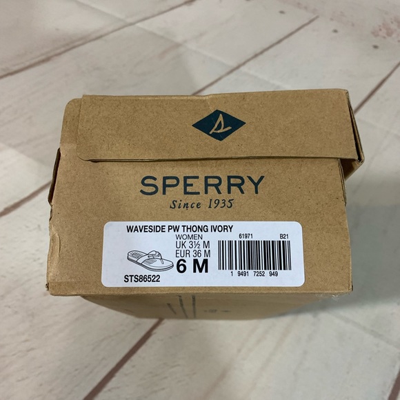 Sperry Waveside PW Thong Ivory - Picture 6 of 8